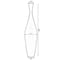 Uniquewise Uniquewise Tall Bamboo Floor Vase 43 Inch - Large Decorative Trumpet Vase for Pampas Grass QI003889.RD - alternate 2